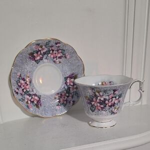 Royal Albert Apollo Bone China Teacup and Saucer - Festival Series - England